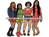 Sexy Ladies Getaway PNG Files For Print
