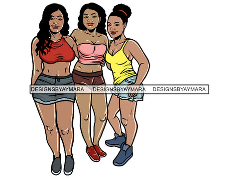 Sexy Ladies Getaway PNG Files For Print
