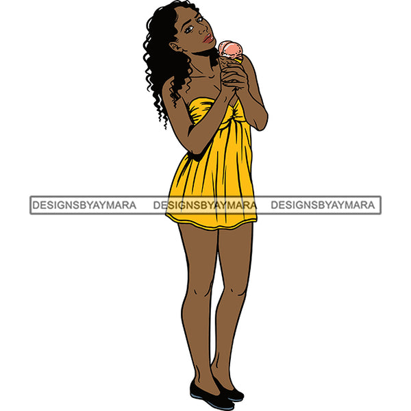 Bundle 10 Melanin Love Chilling Eating Drinking SVG Files For Cutting and More!