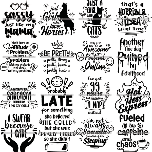 Mega Bundle 174 Designs Teacher Quotes Kids Toddler Bingo Funny Positive Christmas Quotes Halloween Wine Quotes SVG PNG JPG Cutting Designs Silhouette Sublimation Designs