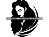 Pretty Sexy Woman .SVG Goddess Fabulous Diva Classy Lady Nubian Queen .SVG .EPS .PNG .JPG Vector Clipart Cricut Circuit Cut Cutting