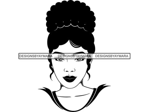 Beautiful Goddess Woman .SVG Fabulous Diva Classy Lady Nubian Queen .SVG .EPS .PNG .JPG Vector Clipart Cricut Circuit Cut Cutting