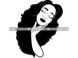 Beautiful Goddess Woman .SVG Fabulous Diva Classy Lady Nubian Queen .SVG .EPS .PNG .JPG Vector Clipart Cricut Circuit Cut Cutting