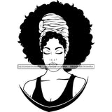 Beautiful Goddess Woman .SVG Fabulous Diva Classy Lady Nubian Queen .SVG .EPS .PNG .JPG Vector Clipart Cricut Circuit Cut Cutting