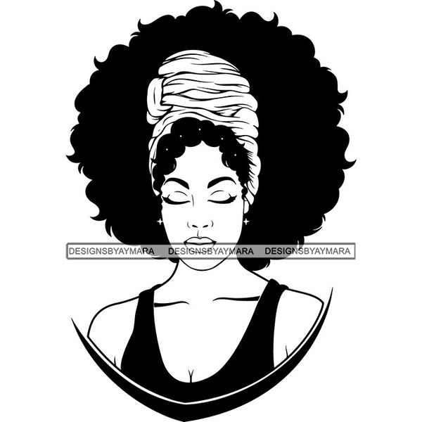 Beautiful Goddess Woman .SVG Fabulous Diva Classy Lady Nubian Queen .SVG .EPS .PNG .JPG Vector Clipart Cricut Circuit Cut Cutting
