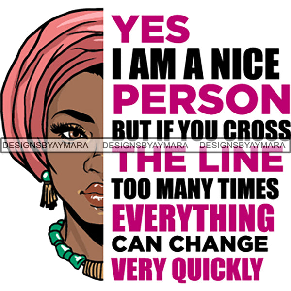 Special Bundle 48 Afro Woman Half Face Quotes SVG Cutting Files For Silhouette and Cricut