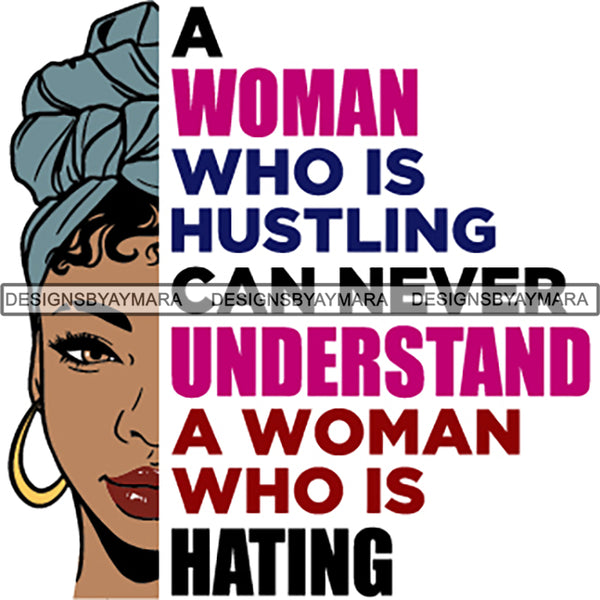 Special Bundle 48 Afro Woman Half Face Quotes SVG Cutting Files For Silhouette and Cricut
