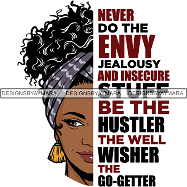 Special Bundle 48 Afro Woman Half Face Quotes SVG Cutting Files For Silhouette and Cricut