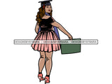 Graduation Woman Goal Accomplished Goddess Happiness Queen Diva Classy Lady .JPG .SVG.PNG With A Transparent Background Vector Clipart Not For Cutting