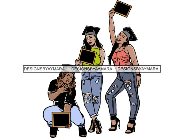 Graduation Woman Goal Accomplished Goddess Happiness Queen Diva Classy Lady .JPG .SVG.PNG With A Transparent Background Vector Clipart Not For Cutting