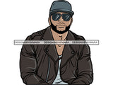 Handsome Black Man PNG For Print 1