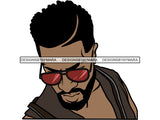 Handsome Black Man PNG For Print 1