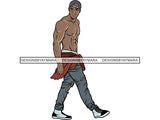 Handsome Black Man PNG For Print 1