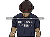 Handsome Black Man PNG For Print 1