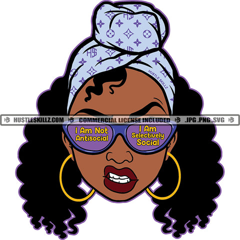 Afro Woman Carrying Hand Gun Gangster Black Lady Diva Nubian Melanin Black Girl Magic Vector Wearing Sunglass White Background SVG JPG PNG Vector Clipart Cricut Cutting Files