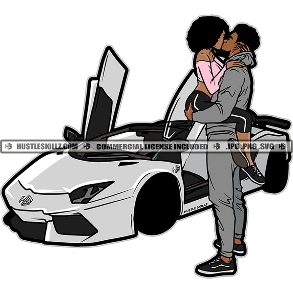 African American Rich Couple Melanin Nubian Black Couple Design Element Magic Ski Mask Gangster SVG JPG PNG Vector Clipart Cricut Cutting Files