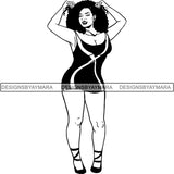 Afro Caribbean Jamaica Goddess SVG Cutting Files For Silhouette Cricut and More