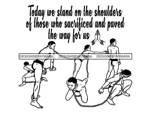 Juneteenth Ancestors Slavery  SVG Cut Files For Silhouette and Cricut