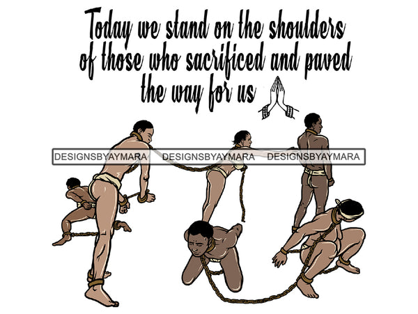 Juneteenth Ancestors Slavery PNG File For Print