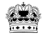 Crown Headwear Royalty Queen Royal Person King Authority Coronation Diadem Gold Jewelry .PNG .SVG Clipart Vector Cricut Cut Cutting