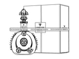 Louis Black Pearl Alcohol Cognac Bottle Box Glass Bourbon Drink Beverage Expensive Liquor Brandy .PNG .SVG Clipart Vector Cricut Cut Cutting
