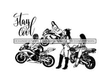Biker Woman SVG Speed Angels Sexy Goddess Queen Power Diva Classy Lady .SVG .EPS .PNG Vector Clipart Digital Cricut Circuit Cut Cutting