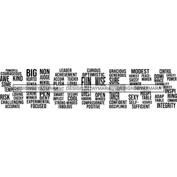 Bundle 40 Words Letter Lord Life Quotes SVG Files For Cutting and More!