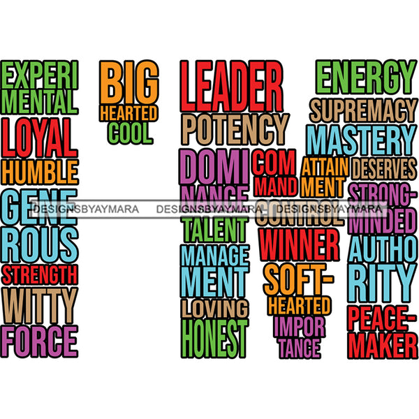 Bundle 40 Words Letter Lord Life Quotes SVG Files For Cutting and More!