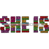 Bundle 40 Words Letter Lord Life Quotes SVG Files For Cutting and More!