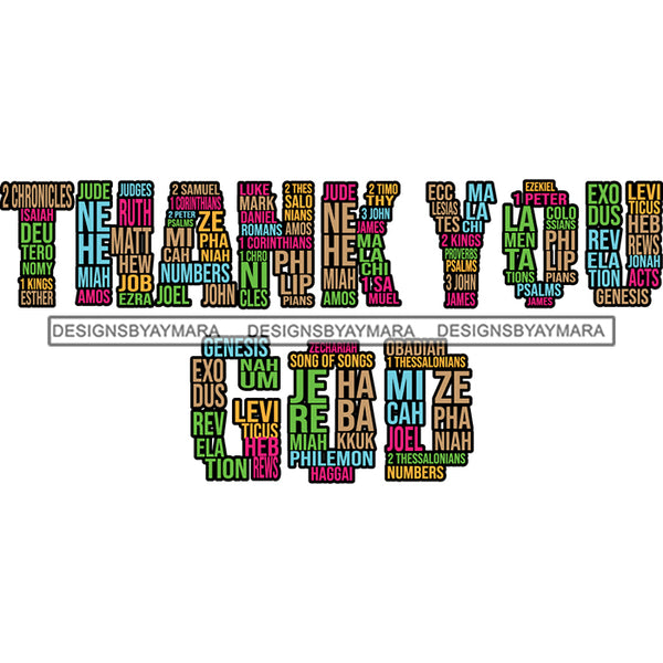 Bundle 40 Words Letter Lord Life Quotes SVG Files For Cutting and More!