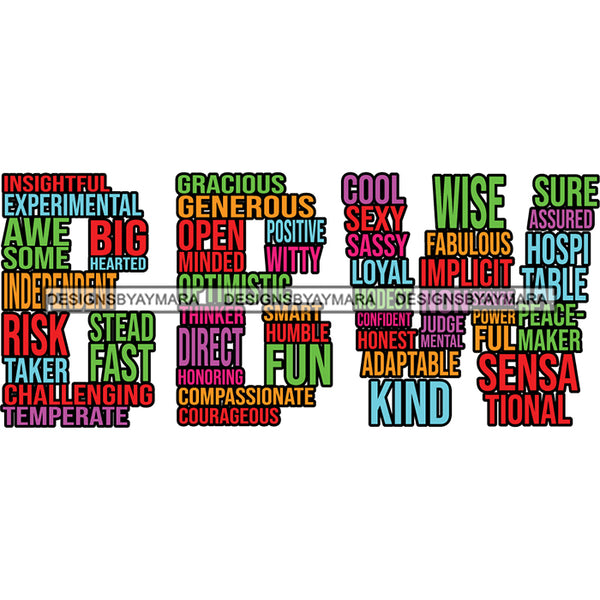 Bundle 40 Words Letter Lord Life Quotes SVG Files For Cutting and More!