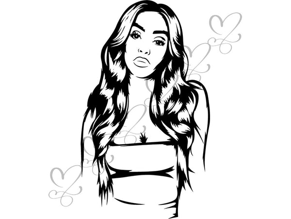 Afro Beautiful Black Woman SVG African American Ethnicity Afro Puffy Hairstyle Beauty Salon Queen Diva Classy Lady  Beautiful People Beauty Salon Princess