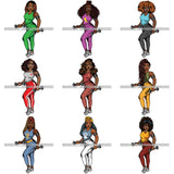 Special Bundle 80 Lola Afro Beautiful Black Proud Woman .SVG Cutting Files For Silhouette and Cricut and More!