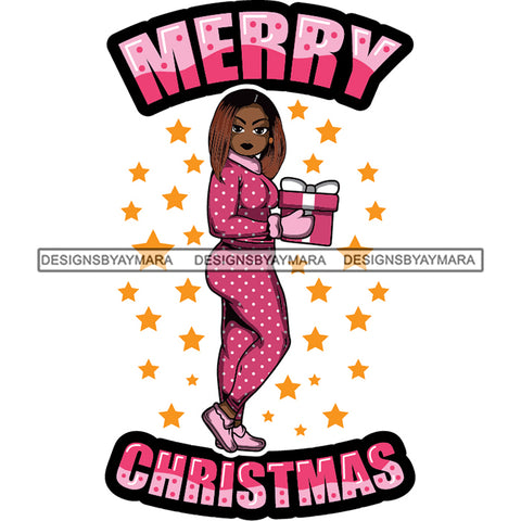 Afro Lola Winter Merry Christmas Santa Quotes .SVG Cutting Files For Silhouette and Cricut and More!