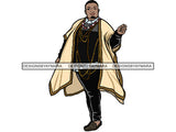 Sexy Black BBW Man African Model Confidence Power Male Attractive Men .SVG .JPG .PNG With Transparent Background Vector Clipart Not For Cutting