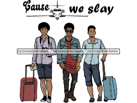 Man Getaway Trip Friends PNG File For Print Not For Cutting