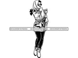 Beautiful Muslim Woman SVG Hijab Covered Goddess Queen Diva Classy Lady  .SVG .EPS .PNG Vector Clipart  Cricut Circuit Cut Cutting