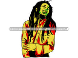 Rasta Dreads Jamaica Rastafarian Dreadlocks Marijuana Herbal Cannabis African Ethnicity Smoking Activity Jamaican Culture Caribbean  .SVG .EPS .PNG Vector Clipart Digital Download Circuit Cut Cutting