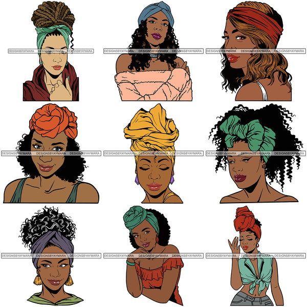 BUNDLE OF THE CENTURY! 200 Afro Woman SVG Retail Price $500 for Only $39.99 Files For Cutting and More.