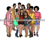Ladies Trip Party Girls Getaway PNG File For Print