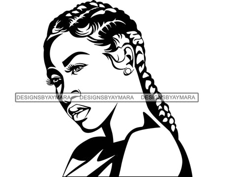 Afro Goddess SVG Files For Cutting and More