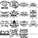 Mega Bundle 174 Designs Teacher Quotes Kids Toddler Bingo Funny Positive Christmas Quotes Halloween Wine Quotes SVG PNG JPG Cutting Designs Silhouette Sublimation Designs