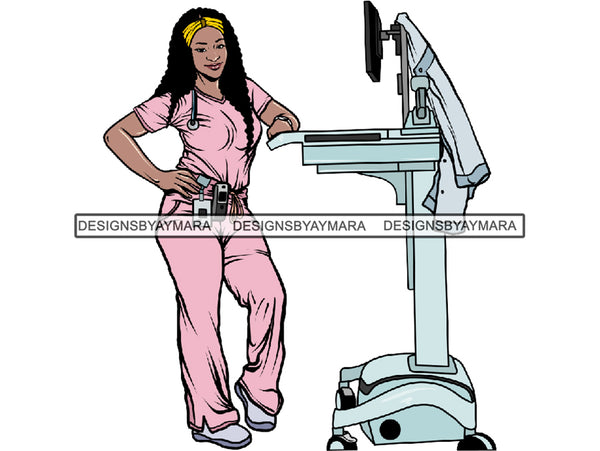 Nurse Woman PNG For Printing