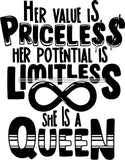 Black Queen Nubian Melanin Quotes .SVG Files For Silhouette and Cricut