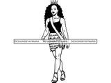 Black Queen SVG File for Silhouette and Cricut