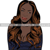 Afro Latina Woman SVG Cutting Files For Silhouette Cricut and More