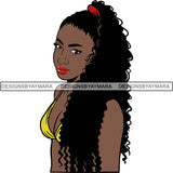Afro Latina Woman SVG Cutting Files For Silhouette Cricut and More