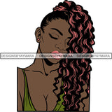 Afro Latina Woman SVG Cutting Files For Silhouette Cricut and More