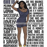Bundle 20 Afro Woman She's Successful Quotes SVG Files For Cutting and More!