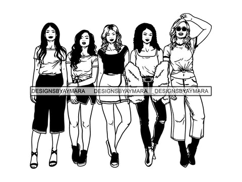 Ladies Trip Flight Getaway SVG Cut Files For Silhouette and Cricut
